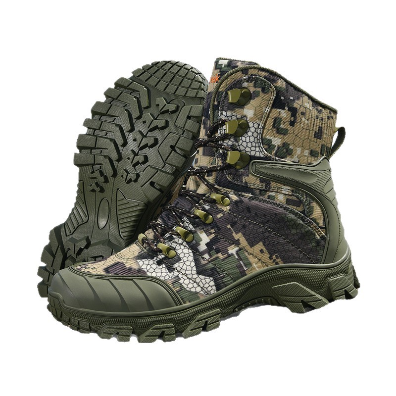 Zapatos de montaña al aire libre de explosión transfronteriza, zapatos de montaña antideslizantes y resistentes al desgaste para hombres, zapatos de montaña de crucero, amortiguación ligera y transpirable