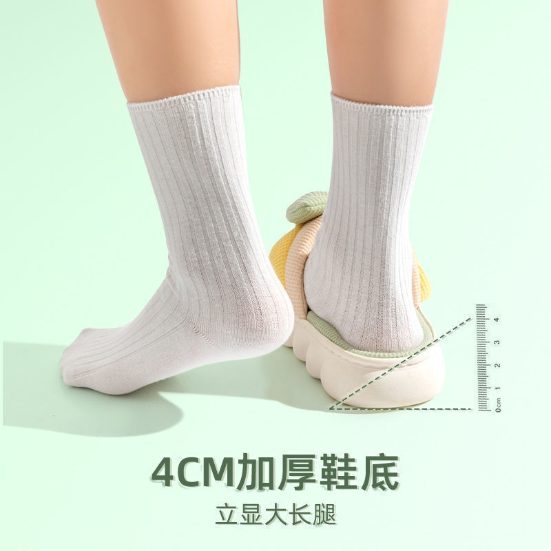 Primavera y otoño nuevas sandalias antideslizantes de algodón y lino para pareja Nuevas zapatillas de lino de fondo grueso para mujer cuatro estaciones lindo hogar interior