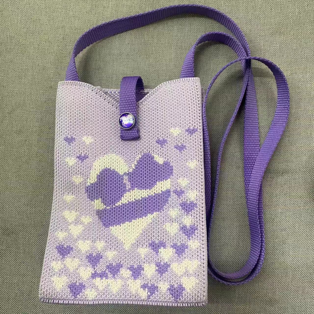 2023 Amazon eBay estilo coreano bolsa de lana moda simple punto bolsa de hombro Panda bolsa de mano fábrica