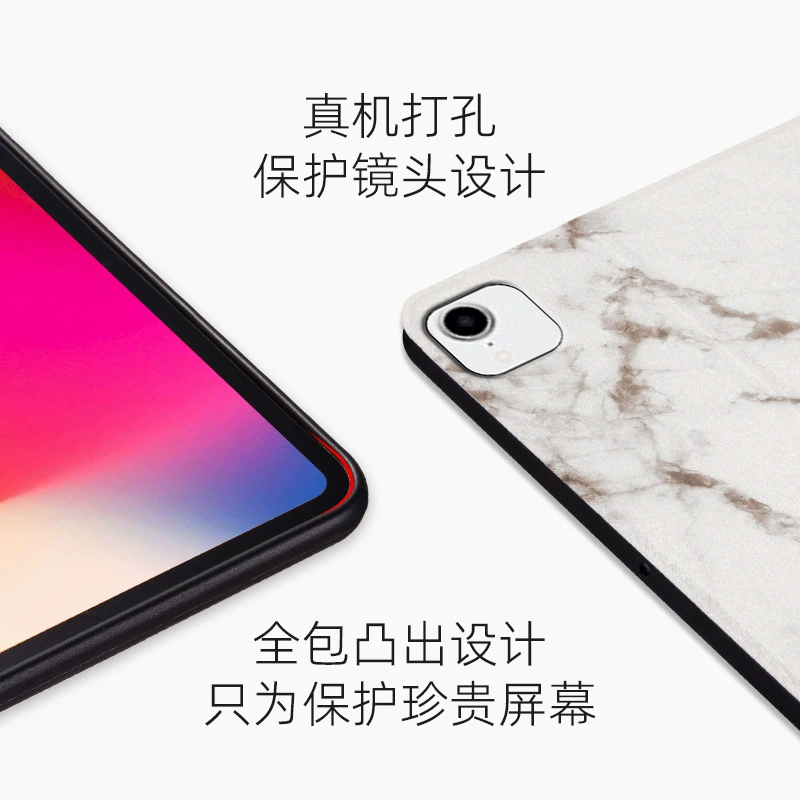 Совместимый защитный чехол для планшета iPad 10 2022 10.9-дюймов, Marble, mini6, обложка с магнитной крышкой, мягкий корпус Air4