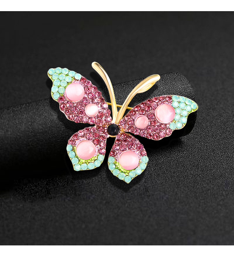 Holiday, Daily Occasion Alloy, Rhinestone Material Vintage Style Pin Butterfly Alloy Rhinestone Women's Brooches