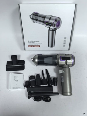 Dust Blower, Tozsoranlar - neutral-english-packaging-16000pathree-speed-adjustable-blowing-suction-and-charging-brushless-vacuum-cleaner-with-display-one-click-to-dust-chamber-silver-and-purple