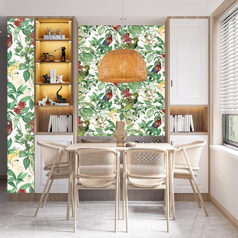 Yapay Yeşil Bitki Çiçek Kendinden Yapışkanlı Ev Dekorasyonu Yapı Malzemeleri TV Arka Plan Duvar Yatak Odası Oturma Odası_voghion.com