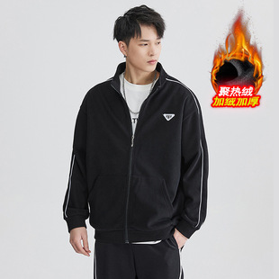 F2148# Large Size Men's Autumn New Heavy Wear Jacket Loose Plus Size Simple Casual Cardigan Jacket