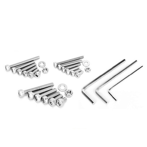 1080pcs304 stainless steel cylindrical head hexagon socket screws 12.9 grade cup head hexagon socket nut combination set