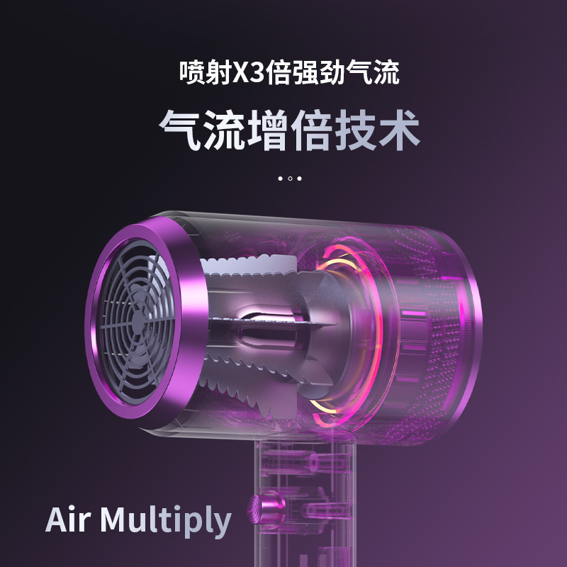 High-Speed Leafless Hollow Hair Dryer Factory Cross-Border Wholesale Dropshipping for Home Use Huaqiangbei D Sen Hairdryer