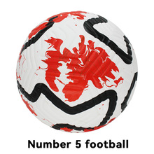 No. 5 Football PU Hot Post and Craft Red Lion Head