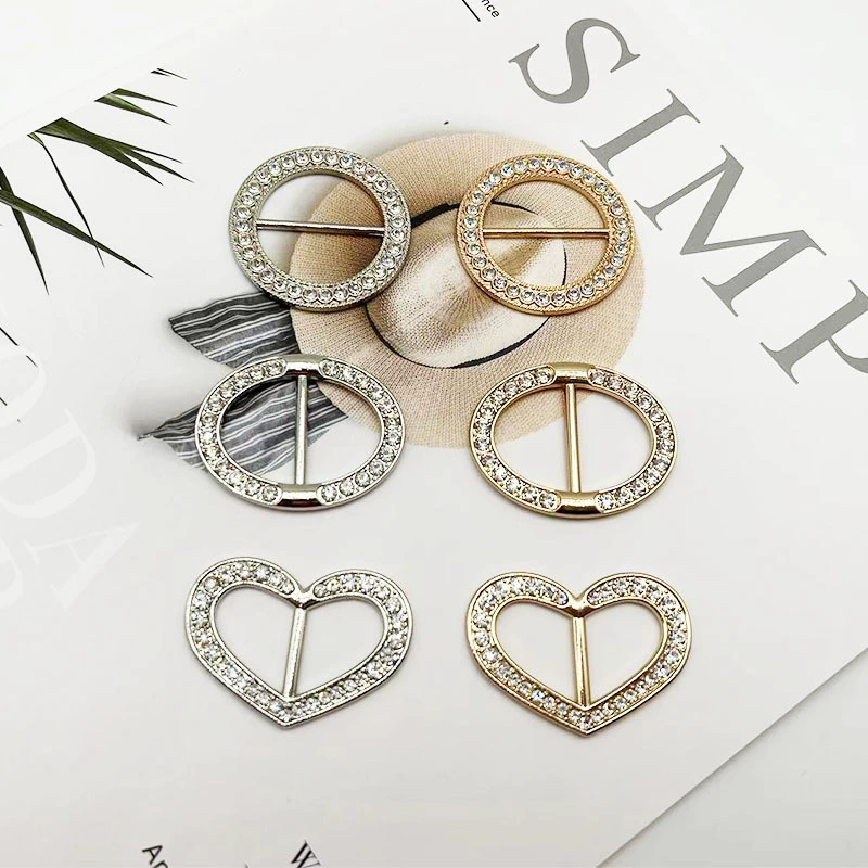 Металлические бусины с жемчужиной, для футболки или платка, в стиле Chanel