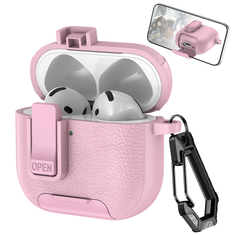 Apple AirPods 2/34/pro2世代に適したスイッチ付きソフトプラスチック保護カバー、クリエイティブな落下防止ヘッドフォンケース|undefined