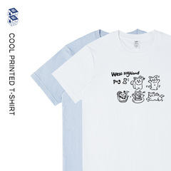 メンズサマーファッション カラフルTシャツ メンズ 日系風 ゆったり 半袖 トレンドブランド ゆったり感 万能インナー トップス レディース ins