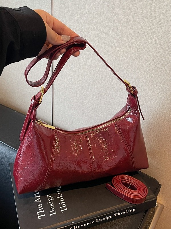 高级感大容量包包女式2025新款复古百搭单肩斜挎包爆款腋下饺子包|undefined