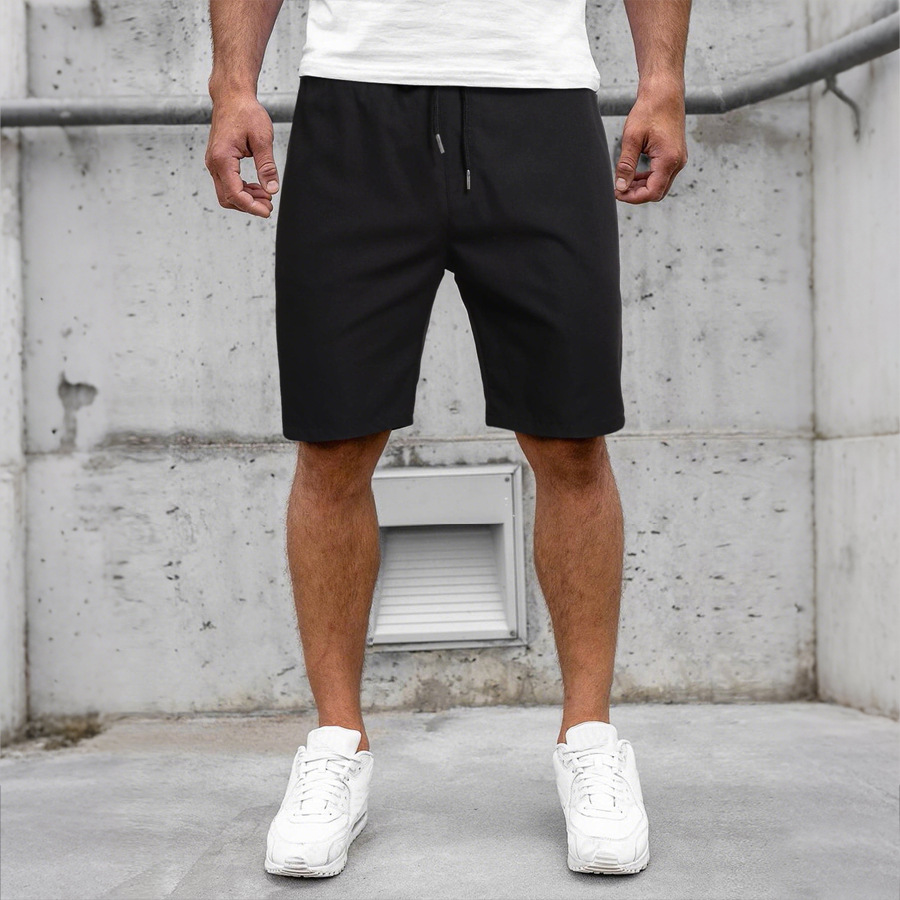 Japanische, locker sitzende High-Waist-Shorts – Streetwear-Shorts mit elastischem Kordelzug, weitem Bein und lässigem Schnitt für Damen, atmungsaktiv und stylisch_voghion.com