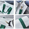 Cloth bag, bag strap, cotton handheld shopping bag with zipper