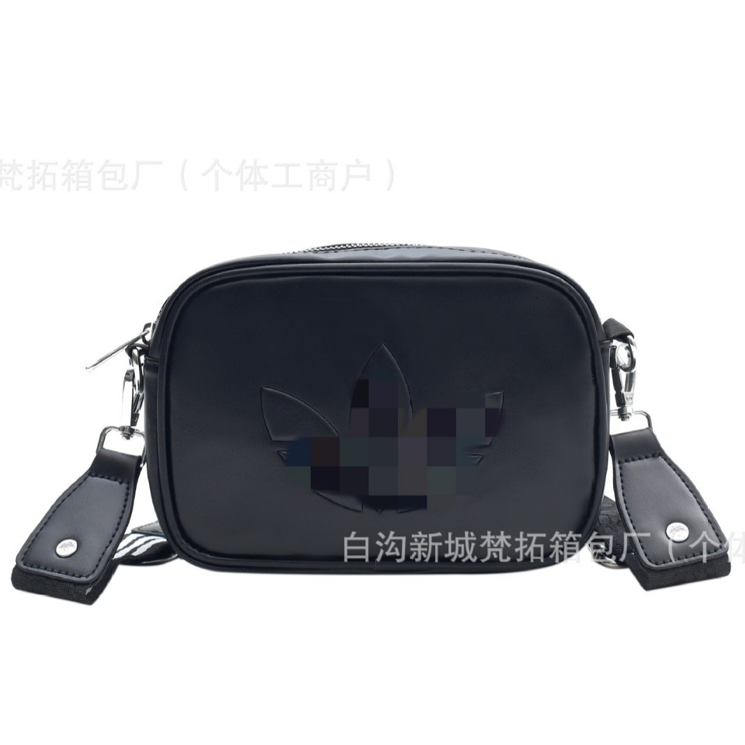 New Style Letter-Print Black Simple Versatile Cross-Border Shoulder Bag for Women, European and American Style, Large Capacity, Fashionable High-End Crossbody Bag