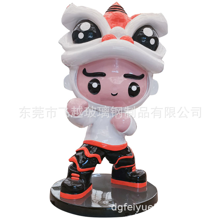 Escultura FRP Centro comercial Paisaje al aire libre Meichen City Plaza Adornos de piso de dibujos animados Escultura grande personalizada