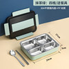 304 stainless steel Lunch box student capacity Workers heat preservation canteen Portable Snack tray Bento Box