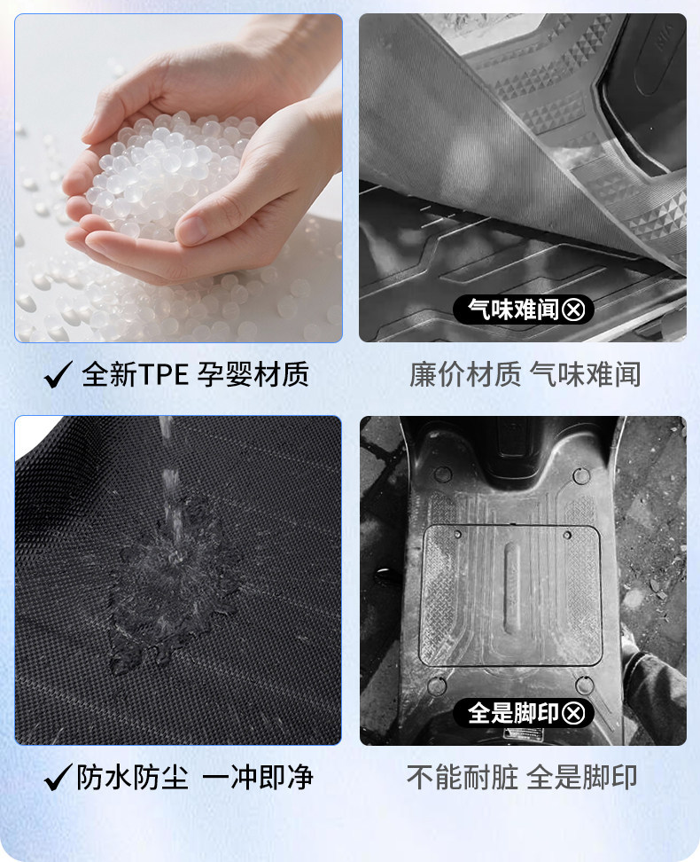 Suitable for Aima Guardian AB51zz electric vehicle a516, a complete set of specialized foot mat modification and decorative accessories
