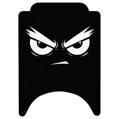 decorative accessories, Electric vehicle foot mat - white-eyebrows-and-bulging-eyes-no-9-n70cn90cn95c