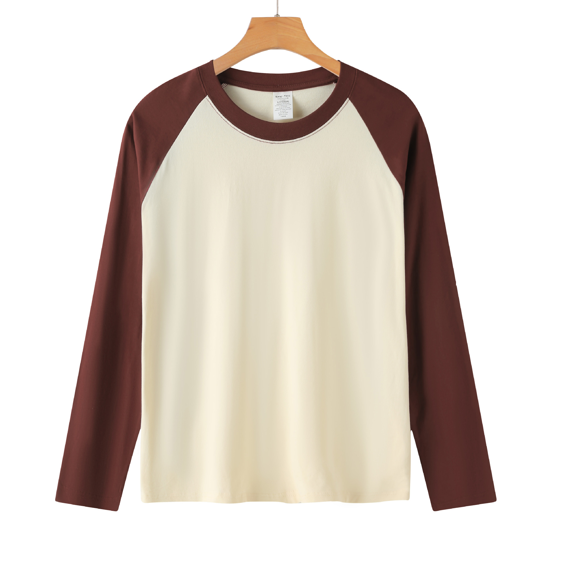 220g long sleeve brown spell apricot