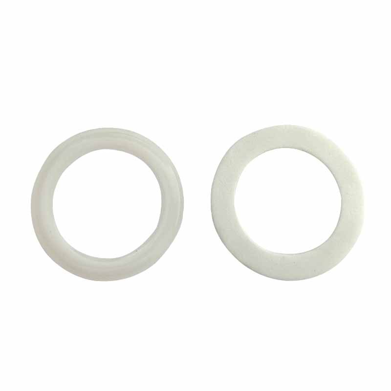 下水器密封垫片厨房卫浴橡胶硅胶垫片白色密封圈防水防高温