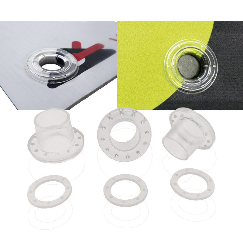 厂家批发雨衣塑胶透明鸡眼扣 塑料箱包扣眼 PC鸡眼鞋眼文件夹眼扣