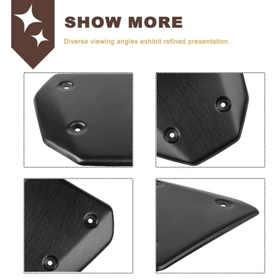 Motorcycle front windshield, aluminum motorcycle accessories windshield