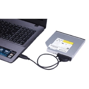 Notebook Optical drive to USB optical drive cable external optical drive data adapter cable 6+7 SATA 13PIN easy drive cable