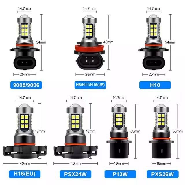 Светодиодная световая полосa Mot LED Mist Light H7 3030 21SMD 21W Высокий прямой свет Бортовой фонарь мотоцикла, горячие продажи