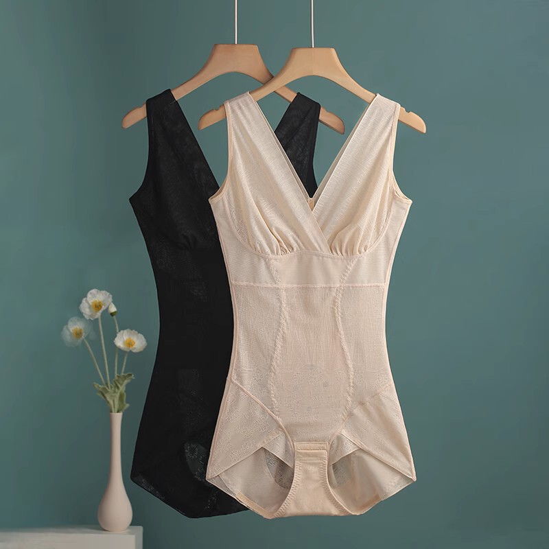 One-piece Shaper Belly Tinker Waist Tinker Belly Shaping Hip Lifting Body Summer Ultra-thin Large Size Seamless Underwear for Women