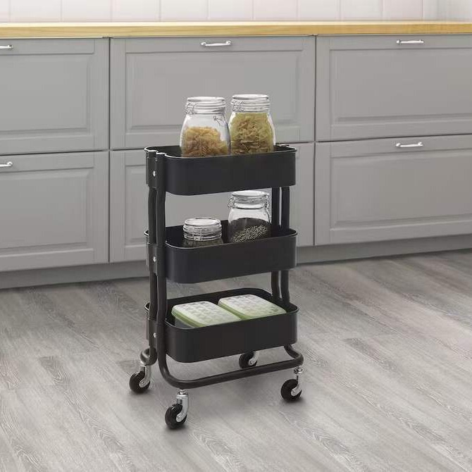 All-metal movable kitchen bath room study storage rack storage rack exported to Europe, America, Japan, Southeast Asia, Middle East All-metal movable kitchen bath room study storage rack storage rack exported to Europe, America, Japan, Southeast Asia, Middle East