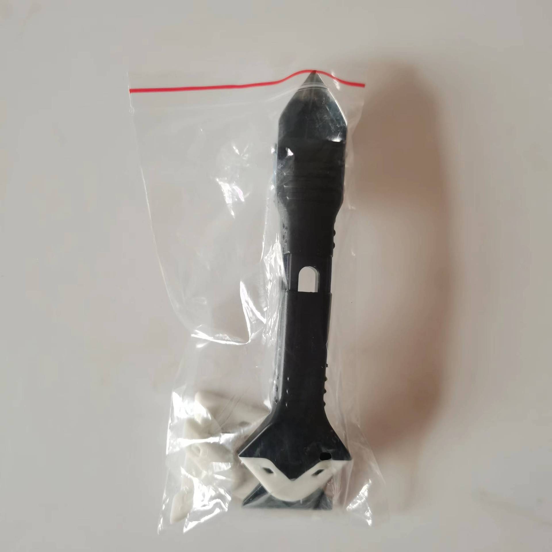 Multi-función pegamento pala 3-en-1 silicona pegamento raspador ángulo belleza costura pala cuchillo eliminación de pegamento cuchillo interior esquina pegamento raspador de goma