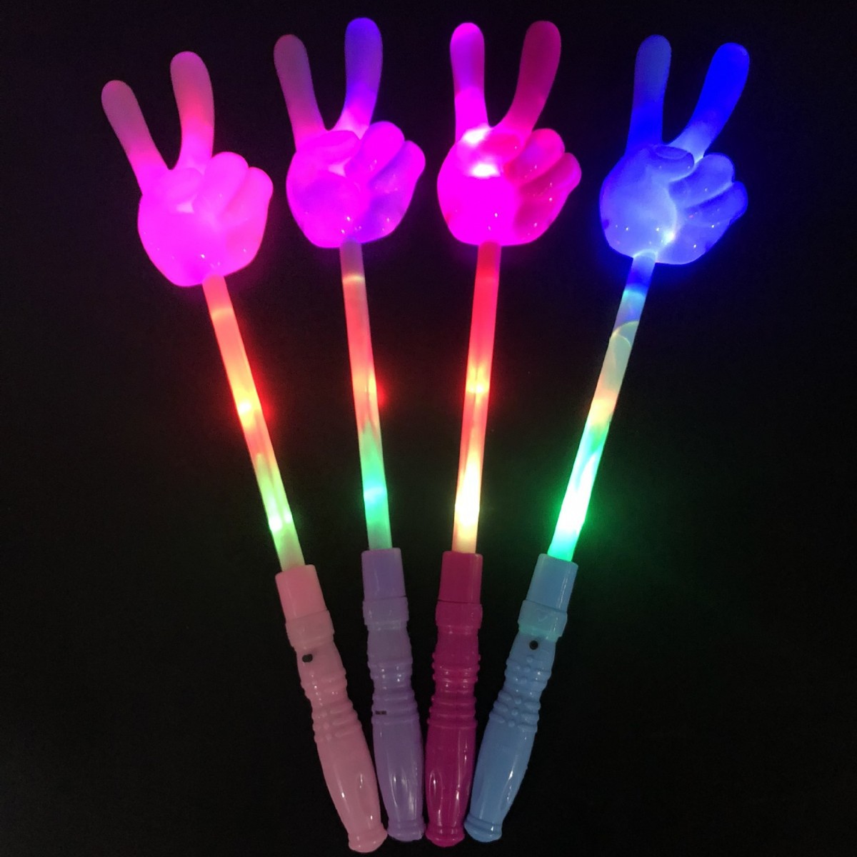 Fabricante mayorista fiesta LED pentagonal palo luminoso palo de amor flash palo de concierto de apoyo palo de apoyo