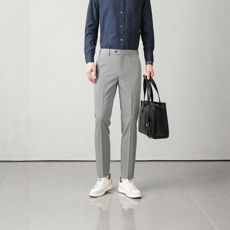 2026 Autumn/Winter Thick Versatile Trendy Men's Casual Pants, Straight Slim Fit Men's Trousers, Autumn/Winter Fleece-Lined Thick Men's Dress Pants 2026 Autumn/Winter Thick Versatile Trendy Men's Casual Pants, Straight Slim Fit Men's Trousers, Autumn/Winter Fleece-Lined Thick Men's Dress Pants