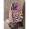 Colorful silver shell-purple-color text get rich