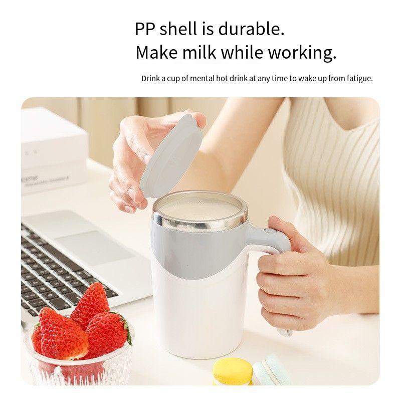 Háztartási keverőpohár mágneses töltésű keverőpohár kreatív ajándék csésze kávé keverőpálca csésze teljesen automatikus keverőpohár_voghion.com