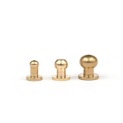 DIY Brass Monk Head Pure Copper Nipple Nails Luggage Leather Accessories Copper Car Parts Manufacturer Wholesale Large Discount