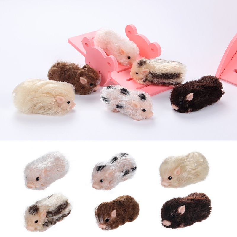 Amazon's Popular Food-Grade Silicone Piglet Pet Decompression Toy Simulated Animal Model Mini Pop Pig