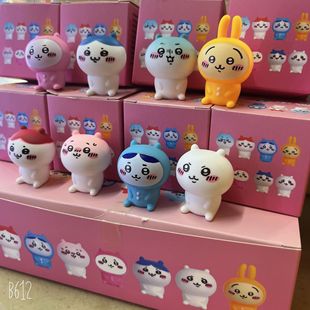 Cute INS Chiikawa Gika wow self-mocking bear plastic blind box decoration doll toy doll 8
