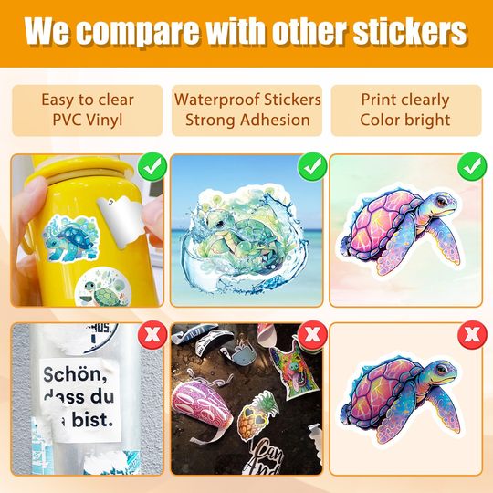 Customized self-adhesive PVC stickers of various styles, professional export cross-border supply diy waterproof decorative stickers