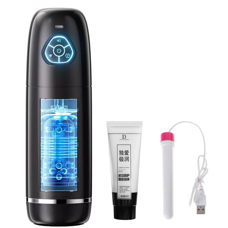 Masturbatore maschile automatico a capsula con comando vocale_voghion.com