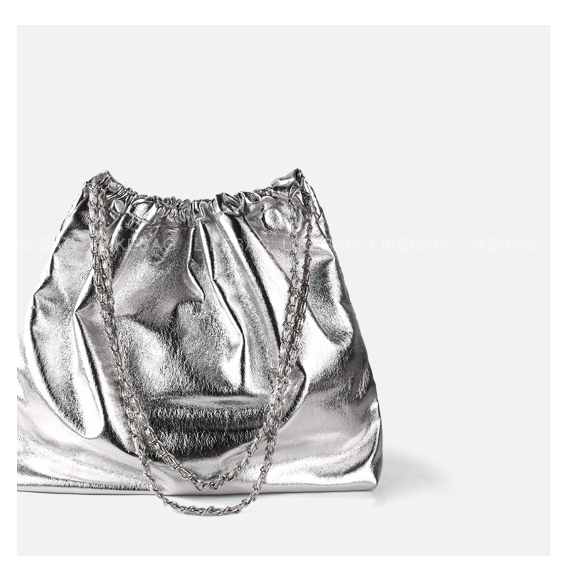 Tote Bag, New Model On The Market, Fashionable And Unique Garbage Bag Bag, European And American Style Large-capacity Exquisite Chain Shoulder Bag._voghion.com