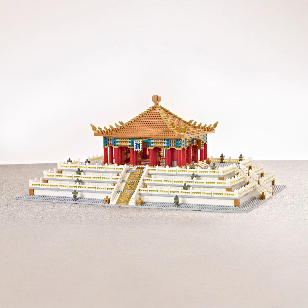 Weili YZ089 Ciudad Prohibida Zhonghe Hall micro-partícula ocio difícil bloques de construcción modelo