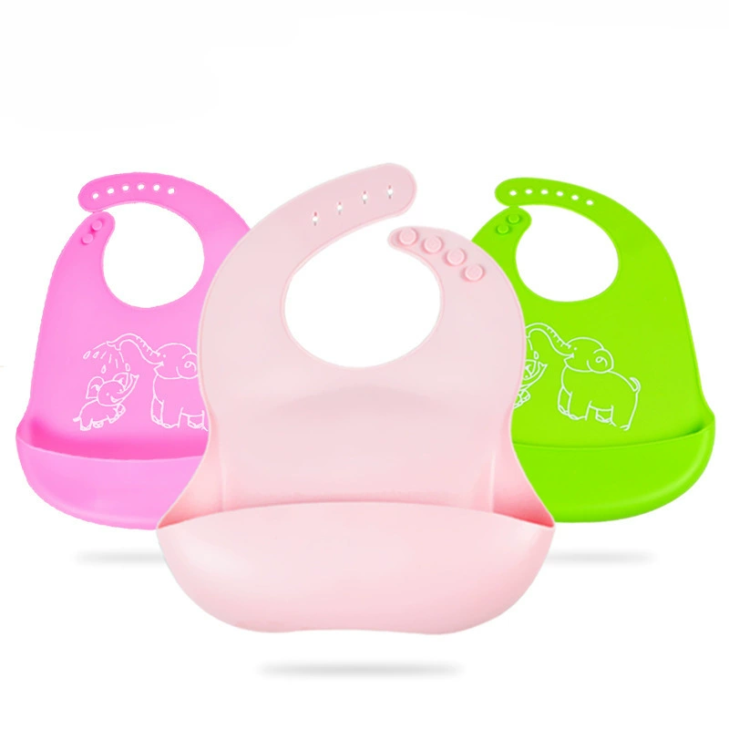 Амазонка Горячая в наличии силиконовый нагрудник ребенок слюны полотенце пищевой силиконовый нагрудник одноразовые мешок воды