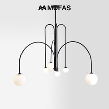 MOFAS魔豆吊燈ins北歐現代簡約個性客廳燈卧室餐廳書房燈創意燈飾