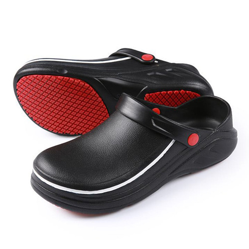 Large size anti-slip chef rain boots, restaurant work safety shoes, hotel waterproof, oil-proof, anti-slip shoes