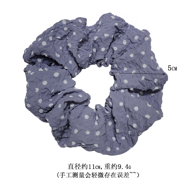 Fashion Fabric Polka Dots Cloth Hair Scrunchies Wholesale display picture 12