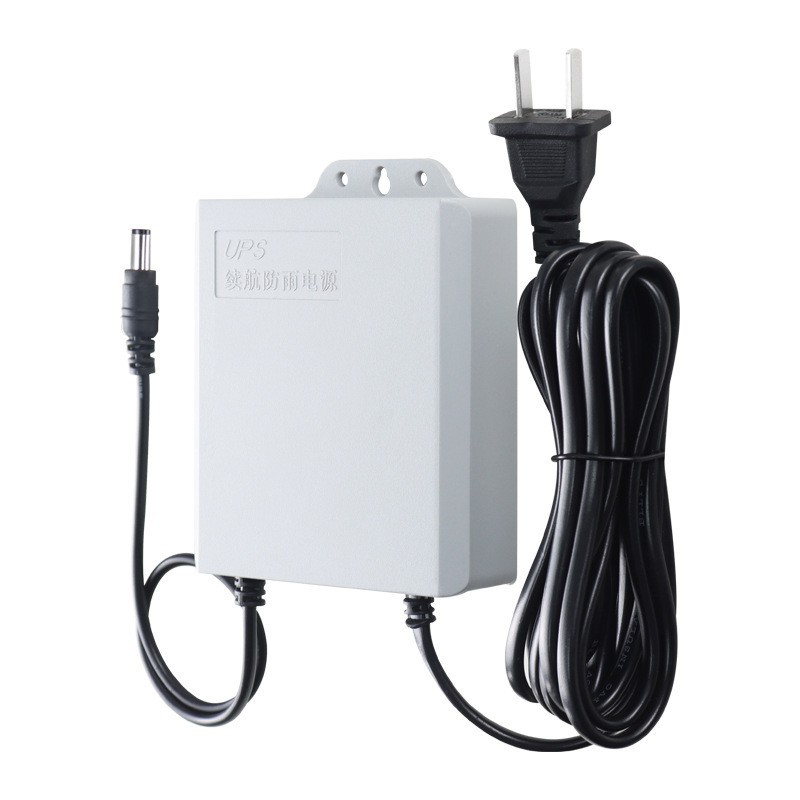 Fuente de alimentación UPS mini, fuente de alimentación de emergencia para cortes de energía, fuente de alimentación ininterrumpida UPS mini de 12V, fuente de alimentación con monitoreo de batería.