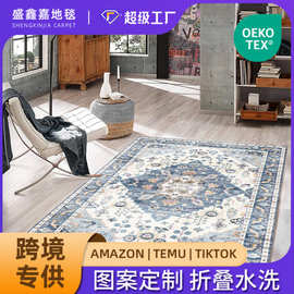 亚马逊跨境厂家直销波斯地毯客厅卧室地毯酒店民宿地毯