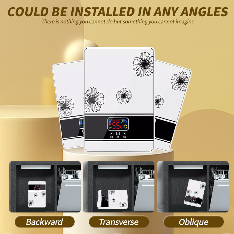 Instant electric water heater for home use, quick heating, compact size, variable frequency, constant temperature, ideal for rural bathrooms and rental housing Instant electric water heater for home use, quick heating, compact size, variable frequency, constant temperature, ideal for rural bathrooms and rental housing