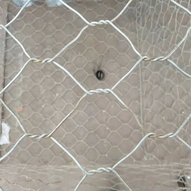 pvc覆塑格宾网箱 装石头钢丝笼 河道护坡格宾石笼网